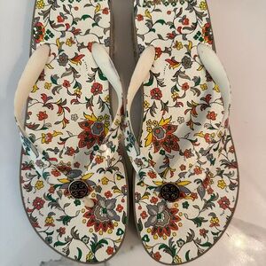 Tory Burch Multicolor Floral Sandals